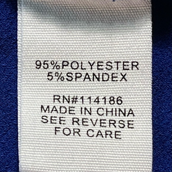 89th + Madison size medium silky blue sleeveless top with metal ring accents - Picture 8 of 9